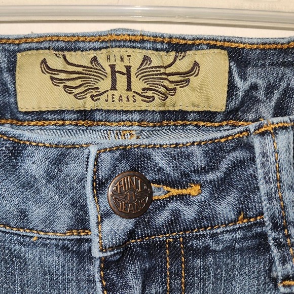 Hint Jeans Low-rise blue flare size 9 - Picture 2 of 5